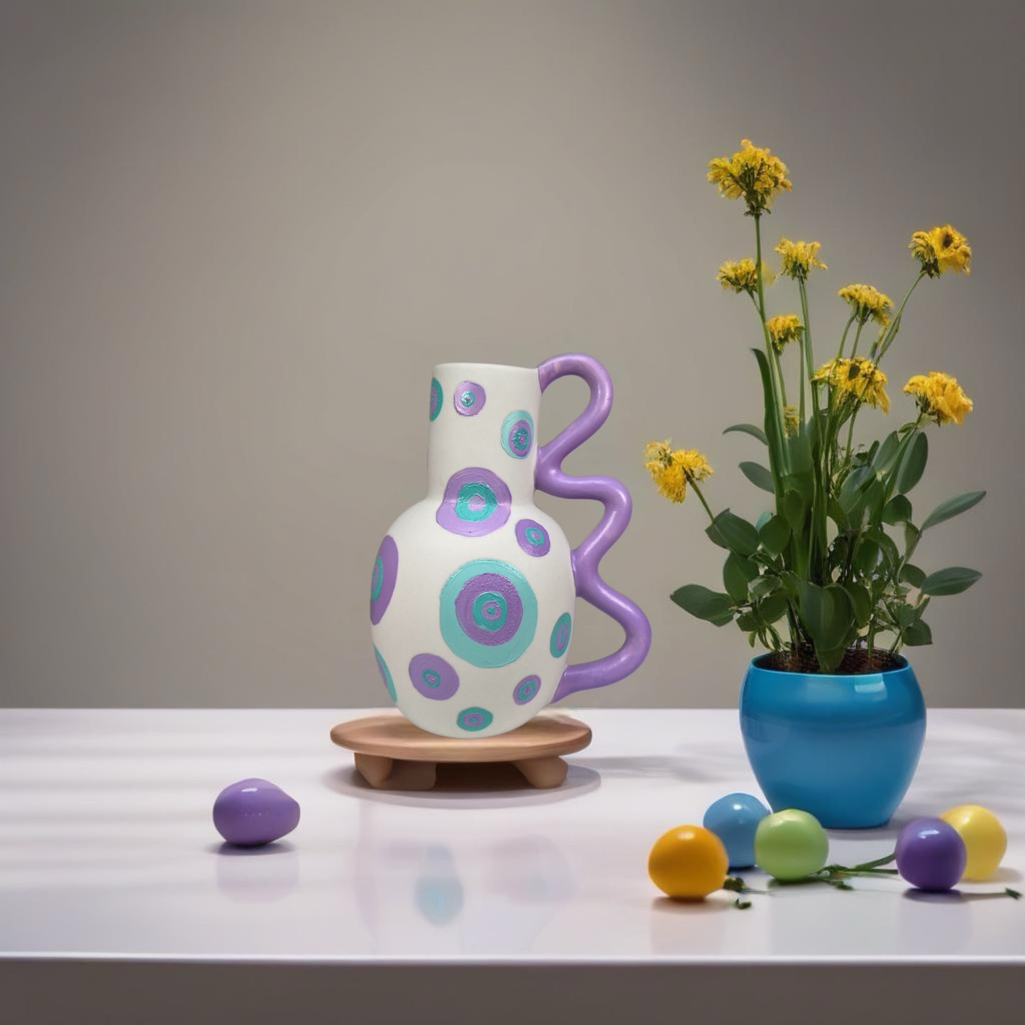 Wiggly Jug Vase