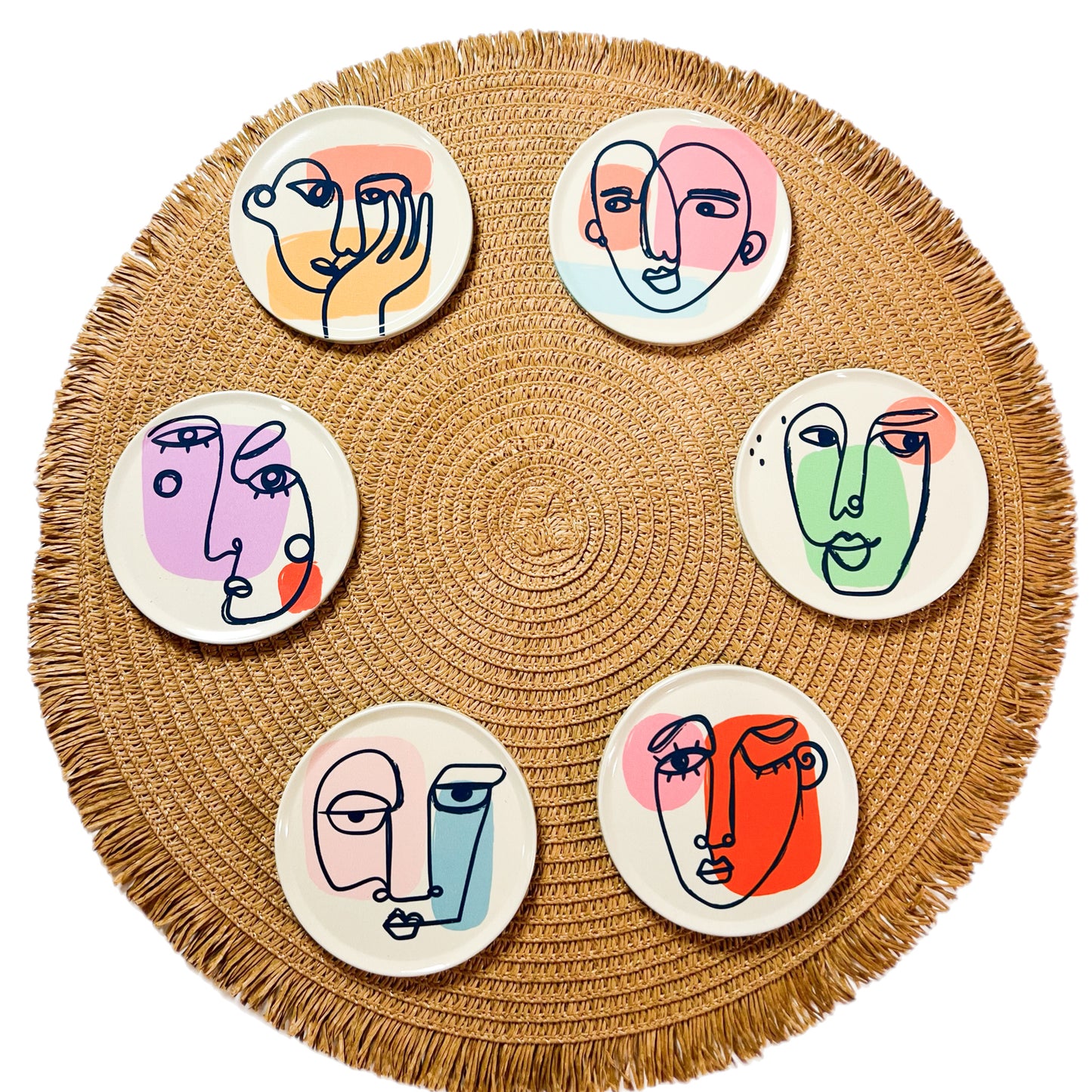 Faces Art Coasters