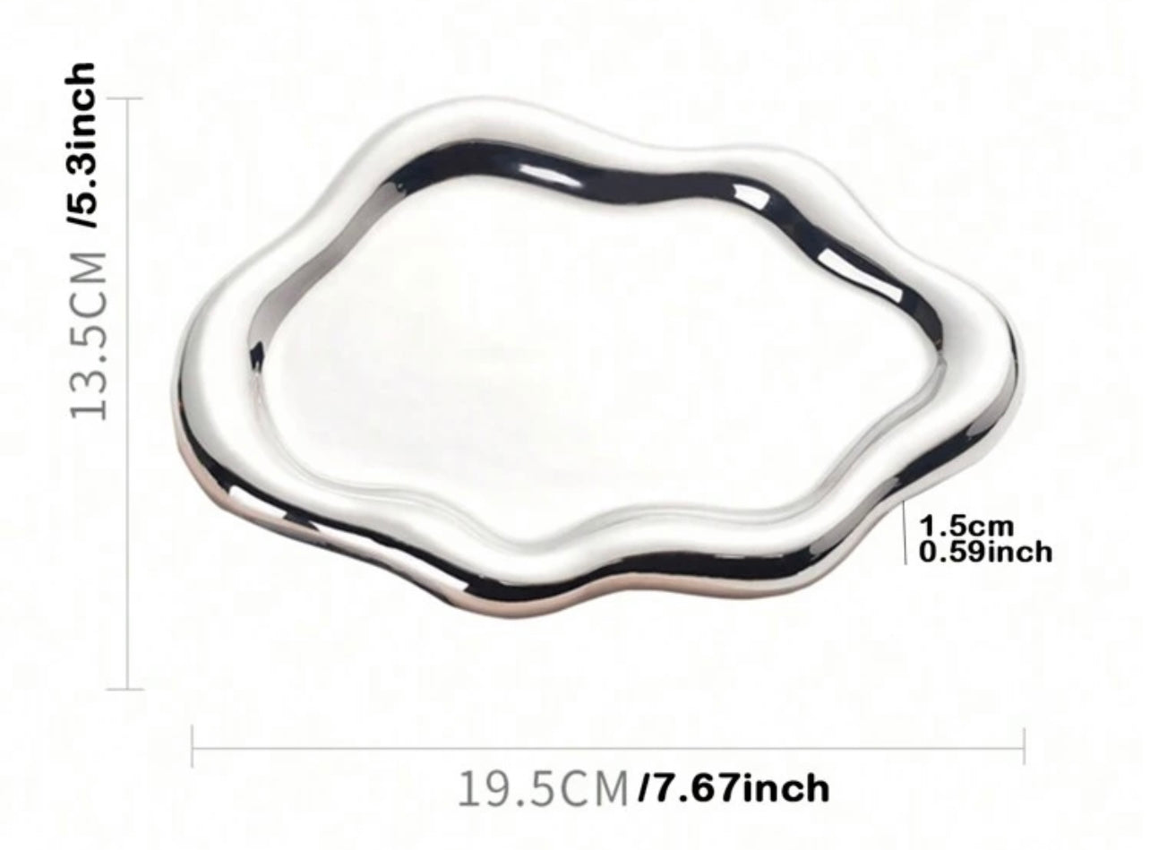 Cloud Shaped Ceramic Tray